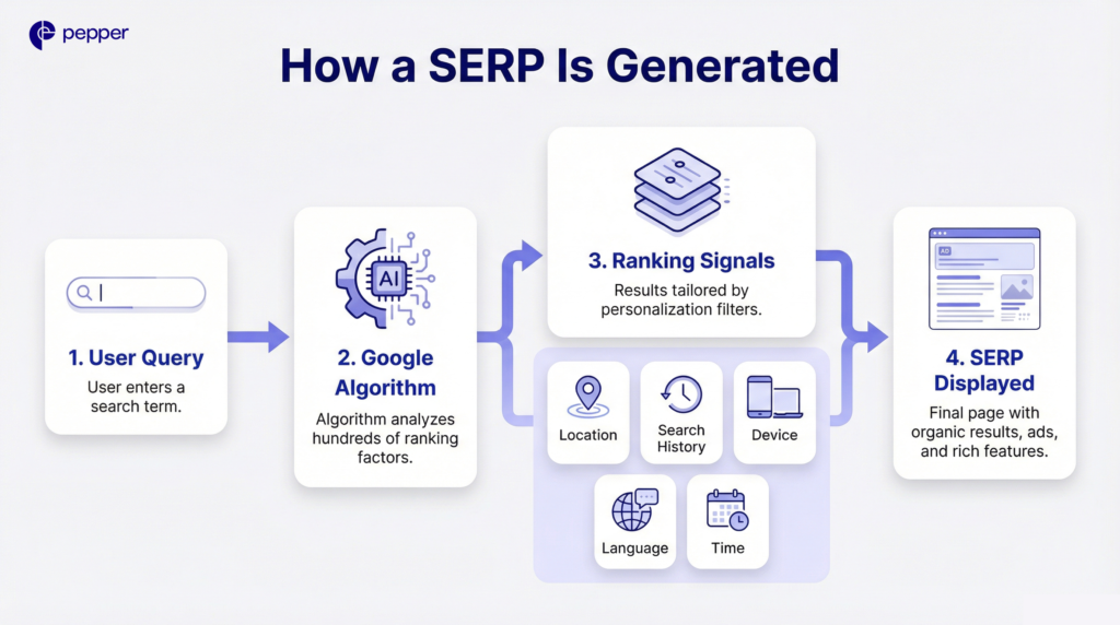 From query to click: A step-by-step look at how Google's algorithm processes a user search