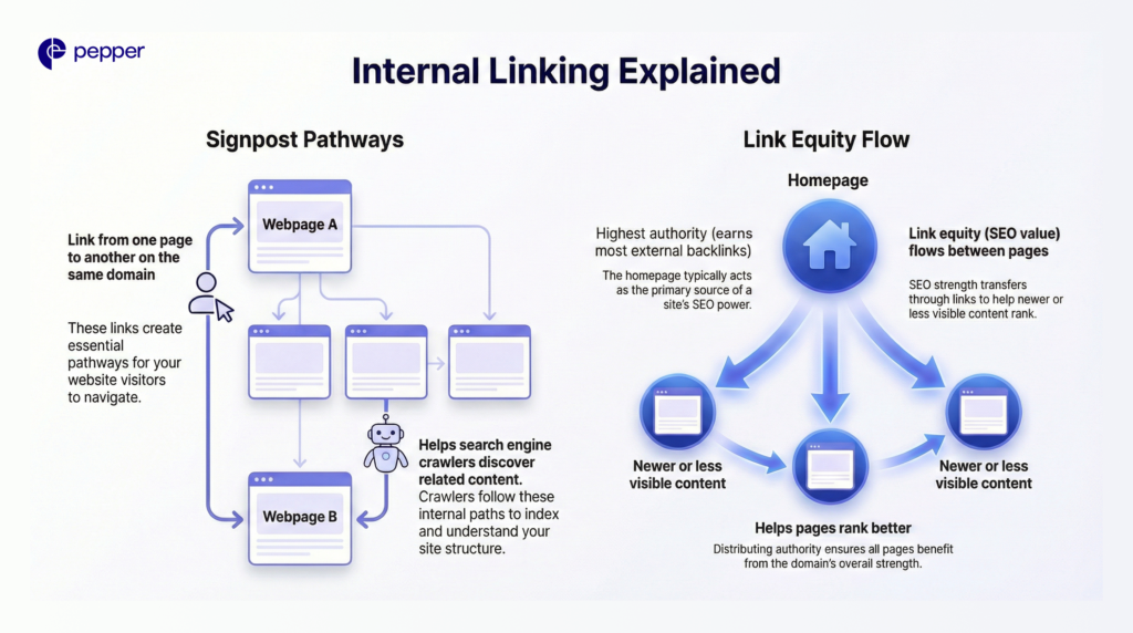 internal linking explaination