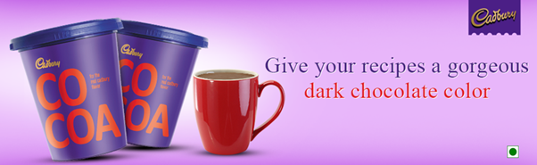 Cadbury Cocoa Powder brand advertisement