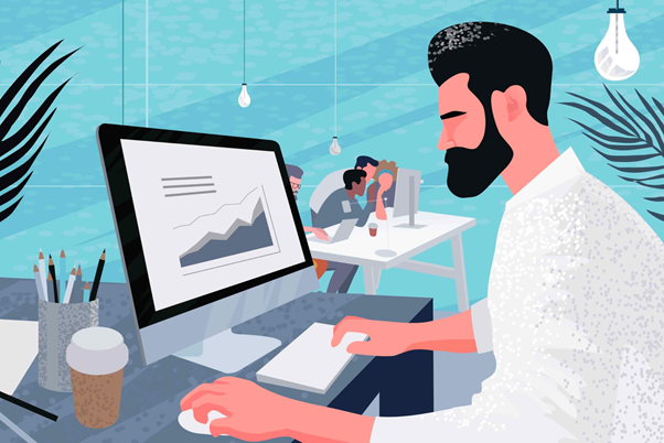 Freelance designer animation