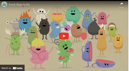 “Dumb Ways to Die” on YouTube