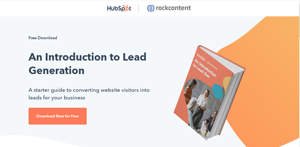 landing page by HubSpot 