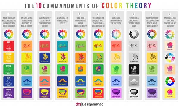 10 commandments of color theory