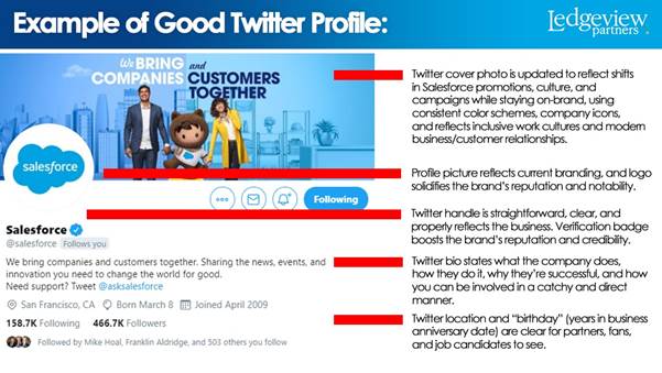 example of a good Twitter profile