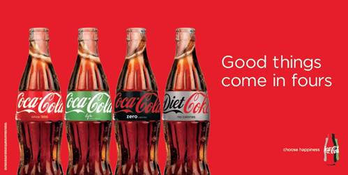  a banner ad by Coca-Cola
