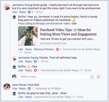  Facebook responsiveness