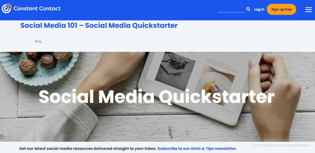 Constant contact course