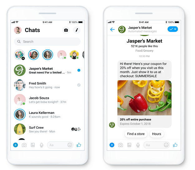 Sponsored Message Placement.