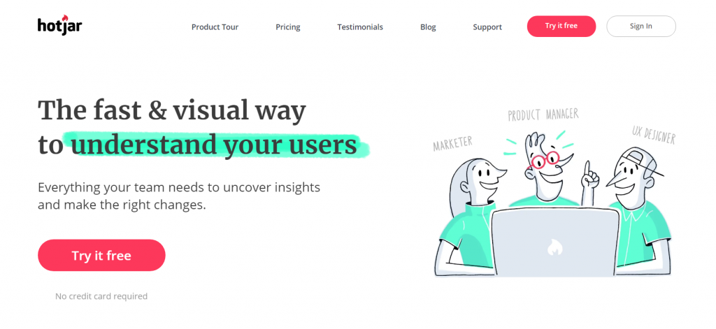 example of a clear CTA
