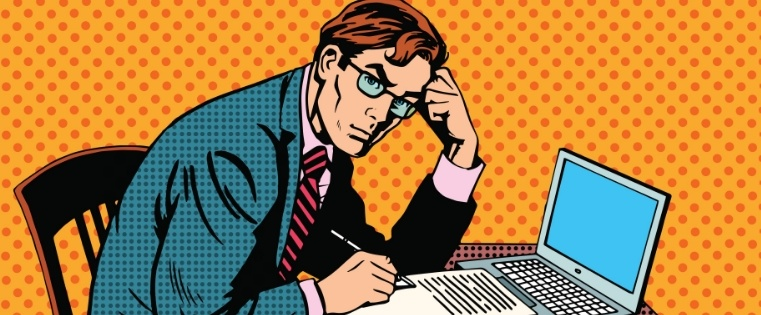 Effective copywriter animation