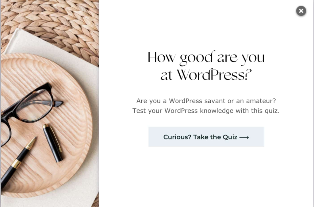 a quiz as a lead magnet