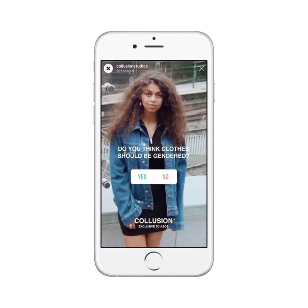Example of Insta story ad 