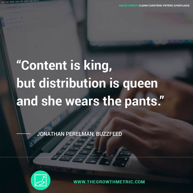 Content distribution quote