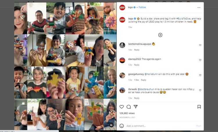 Lego Instagram