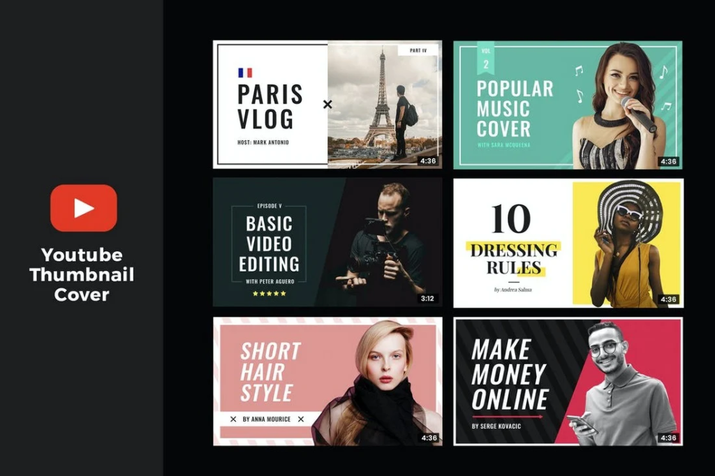 YouTube thumbnails