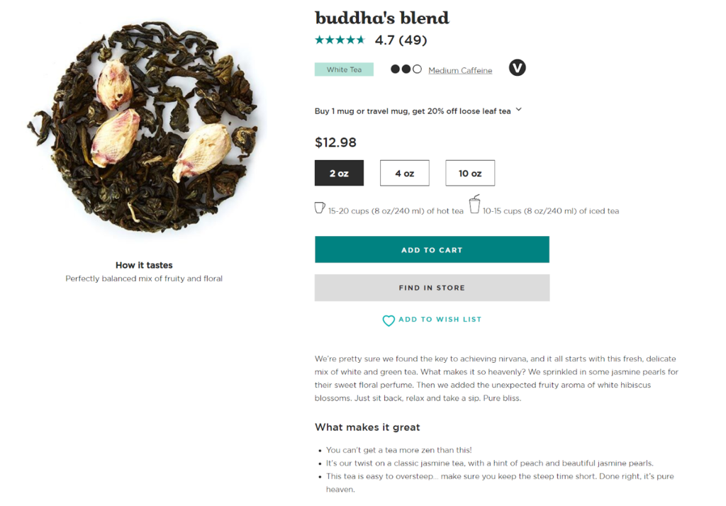 Product description example