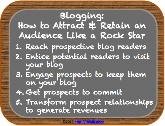 How to attract an audience 