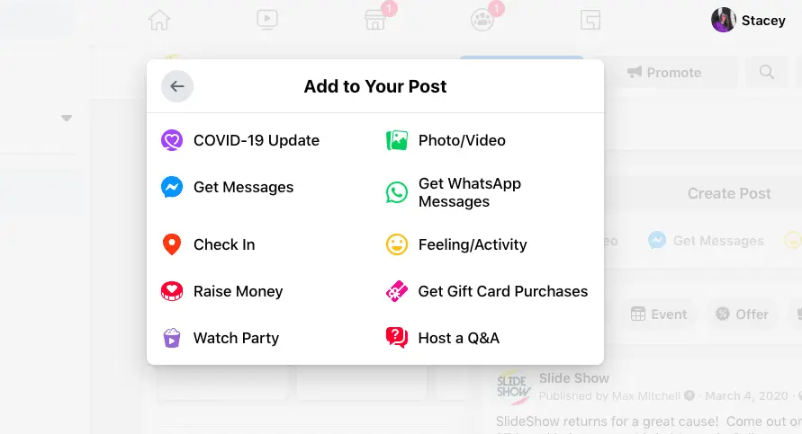 What to post on Facebook