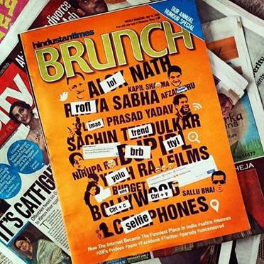 a magazine cover designed by Akshar Pathak