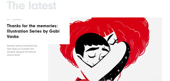 illustrations featured on Inspiration Grid