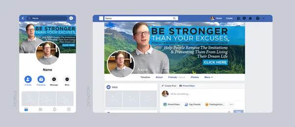 mobile- and desktop-friendly Facebook cover 