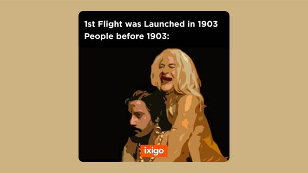 Clear and concise copy by Ixigo