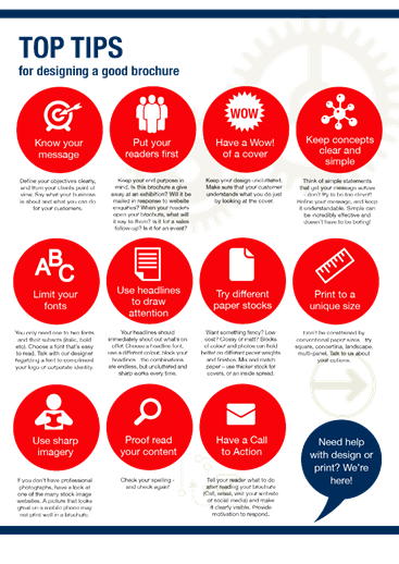 Brochure design tips 