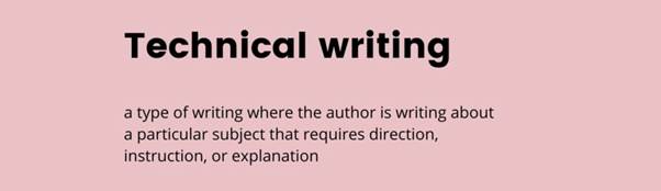 Technical writing definition