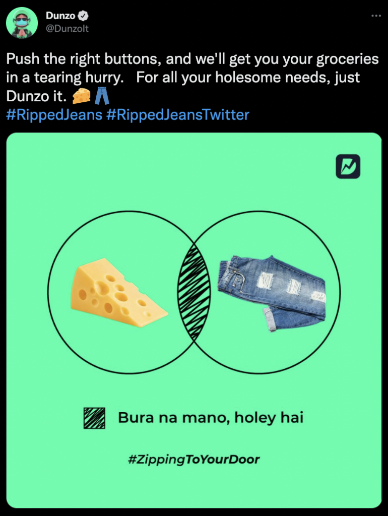 Dunzo tweet