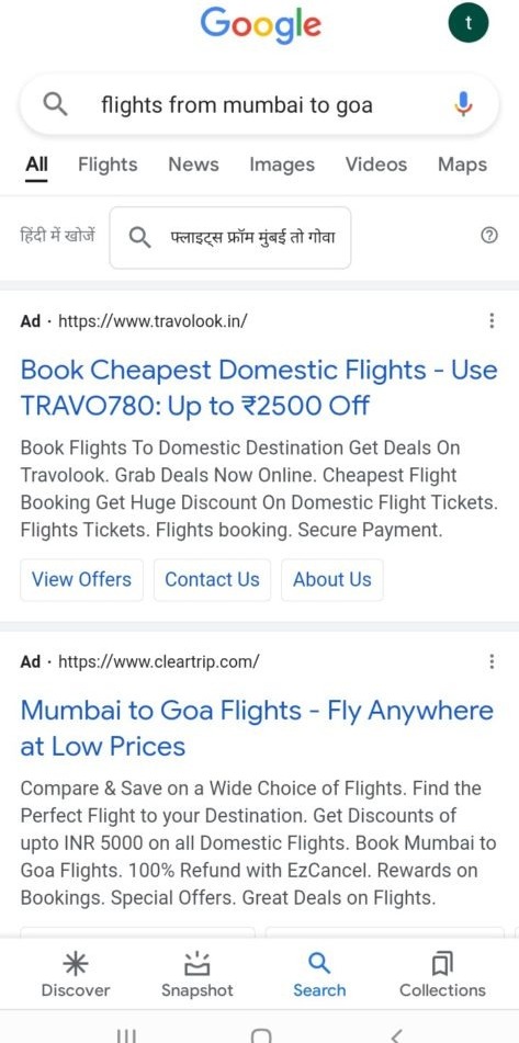 Google ad