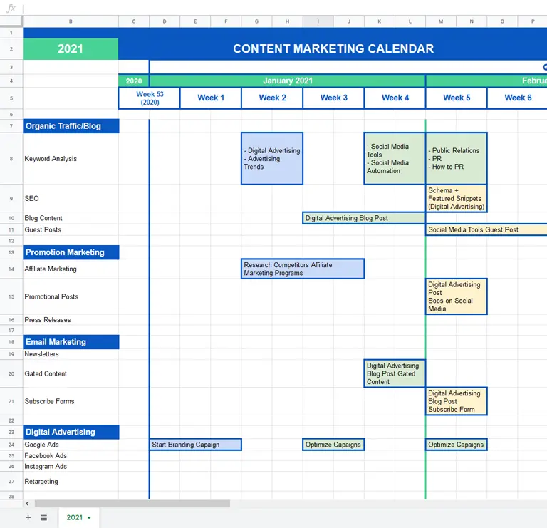 5 Best Templates for Creating your LinkedIn Content Calendar Pepper