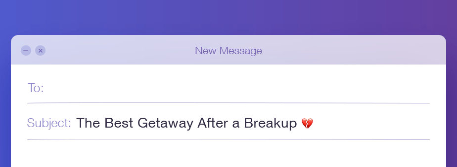 Catchy email subject line