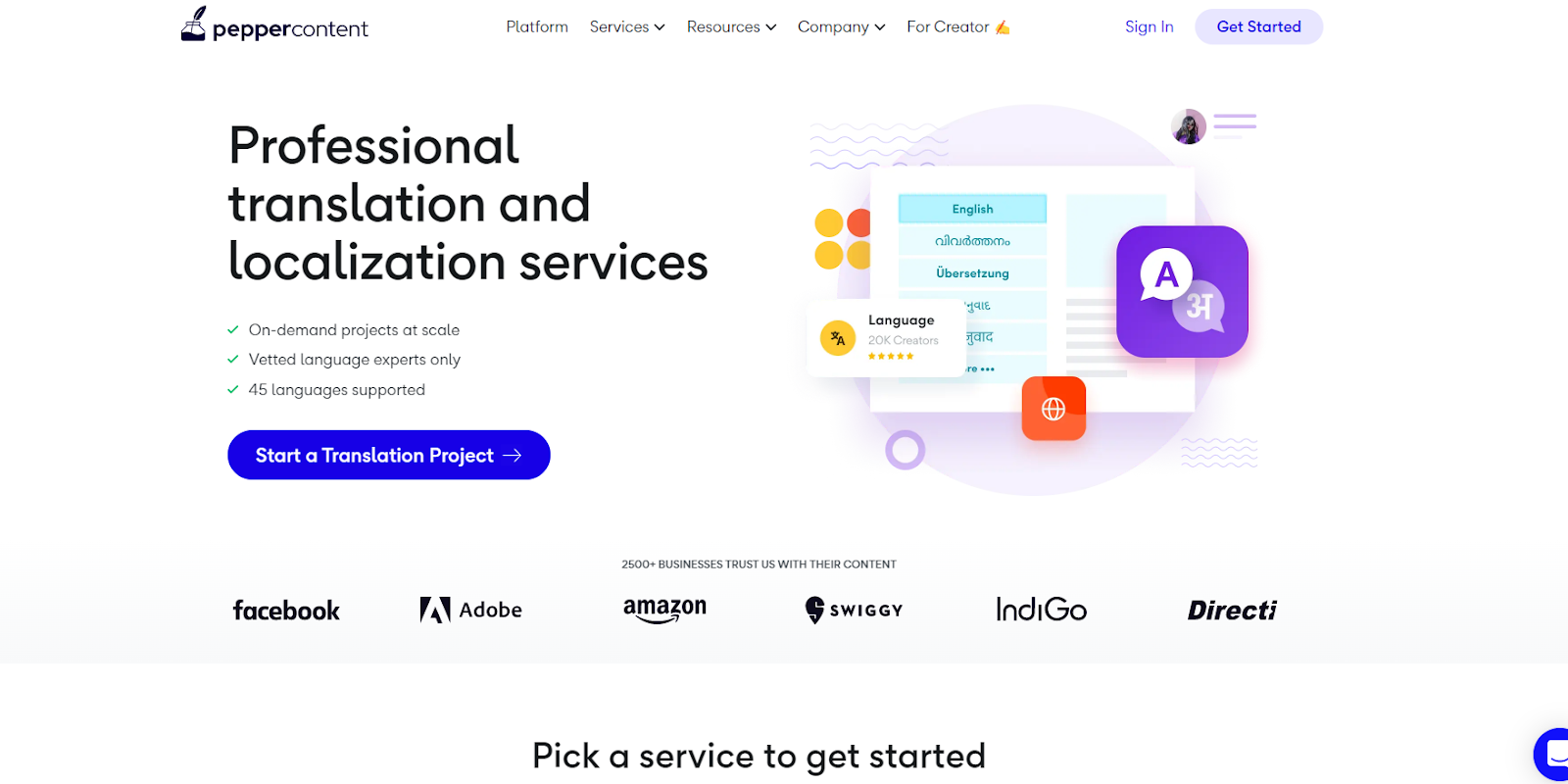 12 Reliable Brands for Translation Services in India Pepper Content