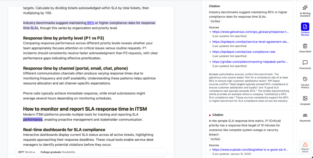 Pepper Docs fact-checker cross-references every claim against verified sources.
